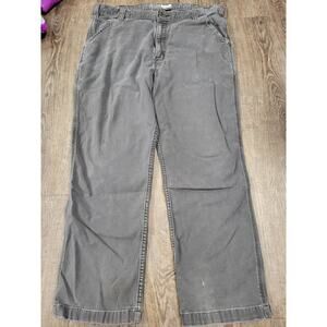 Carhartt Pants Mens 36x28 Relaxed Fit Canvas 102291-306 Gray BN2291-M